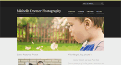 Desktop Screenshot of michelledeemerphotography.com